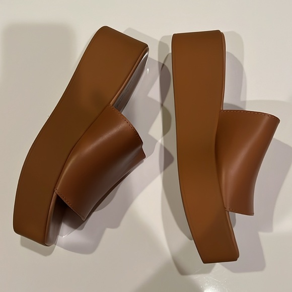 L’Intervalle Fox Tan mules sandals, Leather Upper, Padded Insole, Made in Italy - Picture 4 of 8